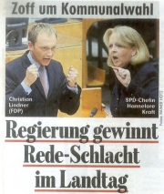 Lindner Rede in BILD Lindner Rede in BILD